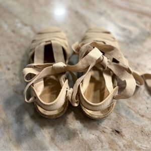 Pepa London Espadrilles Chic Kids Dress Shoes with Ribbon Ties